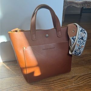 PLG NWOT honey mini crossbody with extra strap